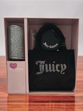 Juicy Couture Black Mini Bag Sparkle